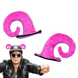 Safety Hat Headpiece Motorcycle Small Devil Horns Stylish Modification Accessories Multi-Purpose Bicycles