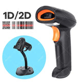 Holyhah Barcode Scanner H4 wired H4W wireless and H4B Bluetooth 2D barcode reader
