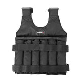 Jacket Weighted Vest 1680D Oxford Cloth 20/50kg Adjustable Fast Drying Wear-resistant For Exercise Training Fiess