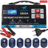 Fast US EU Plug Full Automatic Car Chargers For Lead Acid Repair Battery Charger 12V 24V 300W Electronic