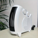 1PC, Small Electric Heater, Ceramic Personal Space Heater Portable Silent Heater Fan For Office With Constant Temperature Heating And Overheat Protection, 2S Fast Heating Space Electric Heater And Dual Speed Adjustable Temperature (EU Plug)