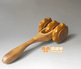 Thin roller Vieamese wood back stick Wooden lunar rover Hand push leg neck waist massage wheel device