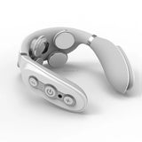 Intelligent electric neck and shoulder massager low magnetic therapy pulse analgesia relaxation spine physiotherapy health care