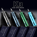 New Wireless Tattoo Machine Rotary Battery Pen 3.5mm Stroke Brushless Motor With LED Digital Display 1900mA/h Free Shipping