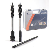 11 Pieces Of Four-Groove Four-Edge Woodworking Twist Drill 10-25Mm Woodworking Drill Set