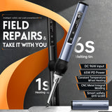HS-01 PD65W Intelligent Portable Electric Soldering Iron Internal Heating Digital Display Constant Temperature Maintenance Welding