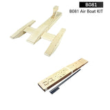 Wood Electric RC Air Speed Racing Boat Radio-Controlled DIY Building Kits Parts
