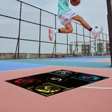 Non-Slip Basketball Dribble Trainer with Shock Absorbing Silent Mat - For All Levels