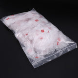 6000Pcs 5.5 X 7Cm Pyramid Filter Nylon Single String Label Transparent Empty Tea Bag