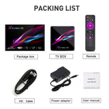 X88 PRO X3 Smart TV BOX Android 9.0 4GB RAM 64GB ROM Amlogic S905X3 Quad Core 2.4G/5G Wifi BT4.1 8K Media player Set Top Box
