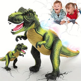 Remote Control Dinosaur Toys For Kids, Light Up And Realistic Roaring Sound T Rex Robot Dinosaur Toy For Boys