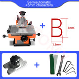 Nameplate Label Printer Semi Automatic hine Metal Aluminum Alloy Name Plate Engrave Emer Marking Tool
