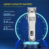 NEW WMARK NG-2037 All-metal Cordless Electric Clipper 2500mAh Hair Cutting hine
