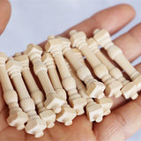 12Pcs DIY Spindles Balusters Wooden Dollhouse Miniature 1/12 Scale Stair Railing Decoration