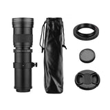 Camera MF Super Telephoto Zoom Lens F/8.3-16 420-800mm T2 Mount w/ Adapter Ring for Nikon AI-mount D50 D90 D5100 D7000