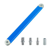 Combination Torque with 1/2in 1/4in and 3/8in Drive Adapters Impact Socket Ratchet Wrench Auto Repair Home Tool Set
