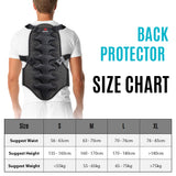 Motorcycle Protector Detachable Thick EVA Protection Back Pad Cushion for Motorcycg Mountain Biking Skating Skiing