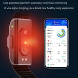 Smart Electronic Bracelet - 2208A Heart Rate, Blood Pressure Monitor, Pedometer, Waterproof Sport Fitness Tracker for Men and Women