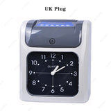 Electronic Clock Recorder LCD Recording Digital Attendance hine Card Time for Office Factory Employee Check in