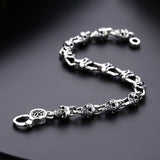 Vintage Vintage Trendy S925 Sterling Silver Bracelet For Men And Women
