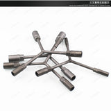 1Electric car motorcycle universal three-pronged socket wrench Y-shaped hexagonal sleeve maintenance tool