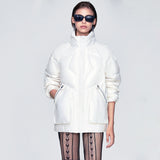 Ladies Waterproof Laser Disposable Shiny Coat