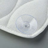 Striped Bath with Pillow Suction Cup Thickening Household Bathroom Non-slip Bathtub Cushion
