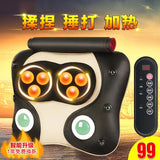 Cervical vertebra massager Multifunctional neck waist cushion Massage pillow Household shoulder massage apparatus 220V
