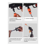 Adjustable High Pressure Washer For Car Washing Garden Watering Cleaning Tools US Plug