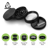4 Layer Mini Cute Spice Crusher Mill Zinc Alloy Dry Herb Grinders for Smoking Cigarette Accessories Herbal Tobacco Grinder