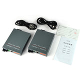 1pair HTB-4100AB 10/100/1000M 20KM Simplex mode Fiber Optic RJ45 Enternet Media Converter Netk fiber optic transceiver