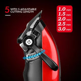 2024 New WMARK NG-X1 Men's Clipper 10000 RPM Magnetic Caliper 3-color Replaceable with Charging Base Hair Trimmer for Men