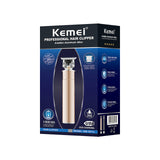 Kemei km-1971L High Quality Stainless Steel T-Blade Men Professional Electric Hair Clipper barber