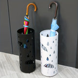 1pc Indoor Umbrella Stand - Rustproof And Waterproof Steel - Stylish Umbrella Holder For Entryway With Drip Tray - Decorative Organizer For Home