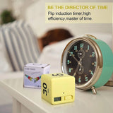 Time Cube-Timer Kitchen Gravity Sensor Flip Exercise Game Timer 15-20-30-60 Minutes For Meditation
