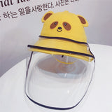 Baby Mask Hat Prevent Saliva Splash Goggle Face Cover Visor Kids Anti Dust Fish Cap Children Protective Equipment