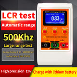 AutoRanging LCR Bridge LCD Digital Capacitance Inductance Meter Large Range100H 100mF 20MR Rechargeable M4070