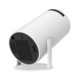 4K Decoding, 120 ANSI Lumens, 2.4G+5G WiFi, Keystone Correction Portable Projector with Quad-core Android 11 for Theater and Phone.