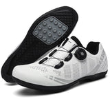 Mountain road bike all season hard soled, men's and women's breathable, lock free riding shoes, assisted cycling shoes
