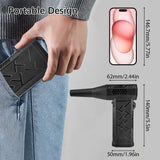 Electric Compressed Air Duster - 130000RPM, Magnetic Suction Nozzle, Speed Adjustable, 2x4000mAh