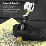 Strong Motor Tattoo Machine Pen Interface Zinc Alloy Liner Shader Tattoo Machine Pen Prevent Slip with Clip Cord