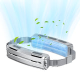 Wearable Waist Belt with PCM Cooling Strip - 5000mAh Rechargeable Personal Fan, 3 Speeds, Hands-Free