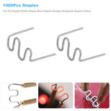 1000Pcs for Hot Stapler Plastic Repair Bumper Bodywork Repairs 0.8mm S Wave