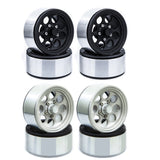 4Pcs Metal 1.9 Beadlock Wheels Rims For 1/10 RC Crawler Car Axial SCX10 II 90046 AXI03007 Traxxas TRX4 RC4WD D90
