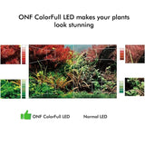 ONF Flat Nano Full Spectrum LED Plant Light Freshwater for Under 10 Gallon Fish Tank Terrarium Aquarium Decor