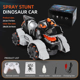 Straight drift spray dinosaur racing music light high-speed 2.4g remote control children's electric toy car