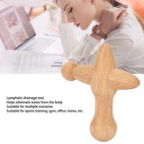 Trigger Point Massager Wood Shaped Boost Metabolism Lymphatic Drainage Relaxes Muscles Wooden Massage Tool