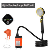 Portable Camping Pump RV Outdoor Camp w/Full Screen Intelligent Digital Display Adjustable Shower Kit