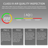 PTH-9AW CO2 Detector With Monitor Carbon Dioxide Meter Digital Temperature Humidity Tester Clock PTH 9AW