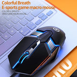 Wired Gaming Mouse Adjustable Color Light Streamline Design Pc Computer Mice